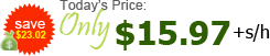 Today only: 15.97 + s/h